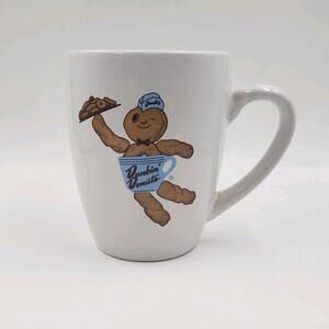 Dunkin' Donuts Ceramic Coffee Cup Blue Donut Man 2010 Collectible Mug